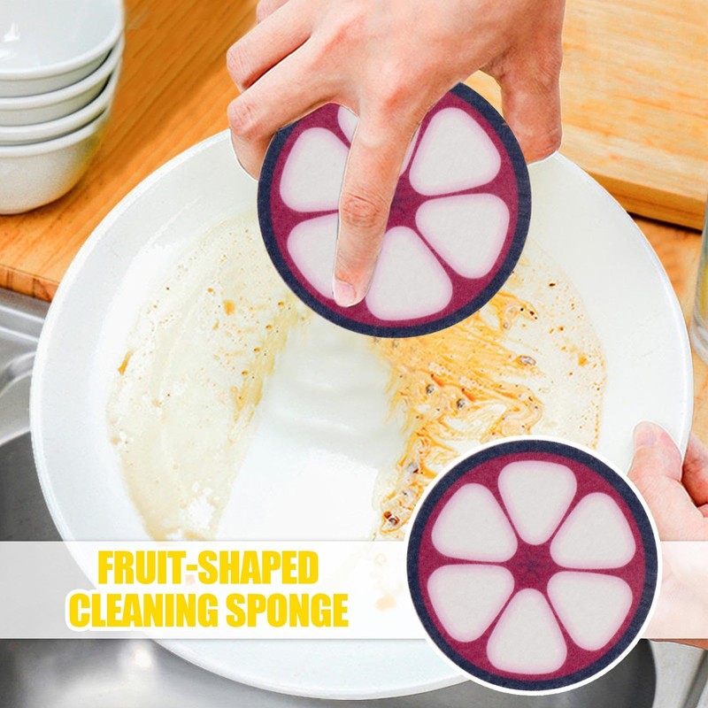 Dish Sponge | Dish Scrubber | Fruit Shape Washing Tools