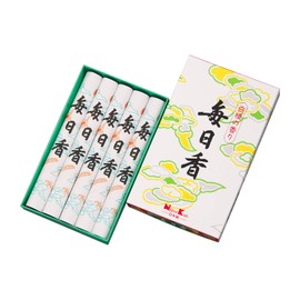 Nihon Kodo Mainichi Incense, 5 Medium Tips, Sandalwood, Approx. 0.6 oz (17 g) x 5