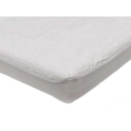 4ft Small Double Waterproof Terry Mattress Protector Waterproof Terry Fitted Cover (4ft Bed Size)
