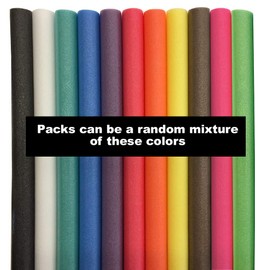Oodles of Noodles Foam Pool Swim Noodles, 52 inch (5 Pack) - multicolored