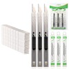 FOSHIO Utility knife Retractable with 30 Degree Snap Off Blade