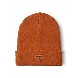Happy Nation Girls Ribbed Beanie, Copper Sand