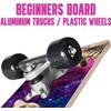 24 inch Rude Boyz Mini Cruiser Skateboard - Aluminium Trucks