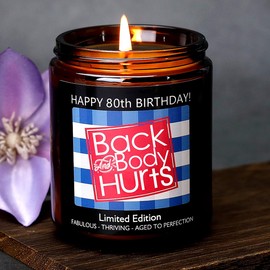 80TH Birthday Gifts for Women Men, Happy 80th Birthday Decorations for Women Men, 80th Birthday Gift Ideas, 80 Year Old Birthday Gifts for Women Men Him Her Mom Dad Wife Husband Friends Sister