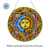 Thorness Sun and moon eclipse glass sun catcher 150mm with