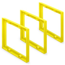 Mint Bucket Brands 1/4" Double Gang Receptacle Outlet Box Extender, Electrical Outlet Extender for Electrical Box and Electrical Outlet Switches, UL Listed (Pack of 3)