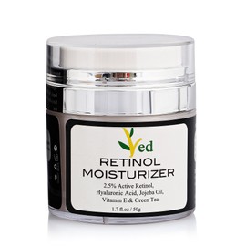 Ved Retinol Moisturising Cream with Hyaluronic Acid, Vitamin E, Green Tea and Jojoba Oil Day and Night Cream Removes Wrinkles and Improves Skin Tone 1.7 oz / 50 g