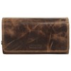 BAGAN 020796 Women's Genuine Leather Wallet Brown, brown, Classic