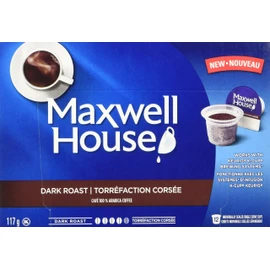 Kraft Maxwell House Dark Coffee Pod, Compatible with Keurig K-Cup Brewers, 12-Count