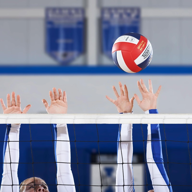 Composite SV-5WSC Volleyball Red/White (EA)