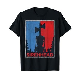 Scary Siren Head meme gamer kids boys girls xmas gifts T-Shirt