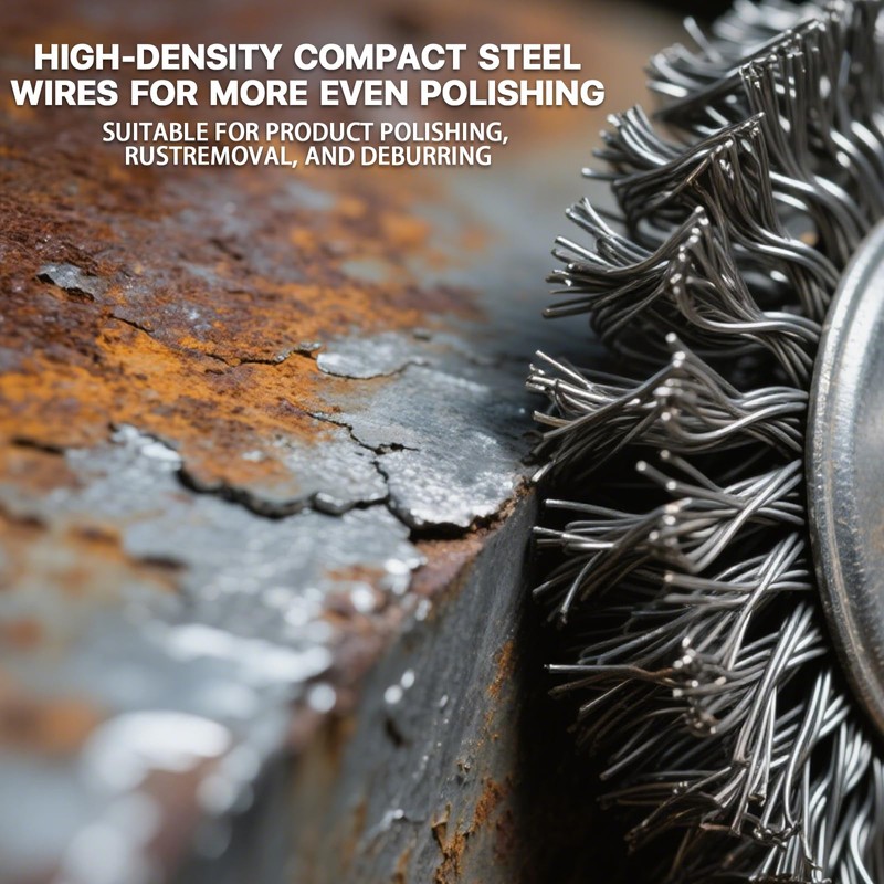 15PCS Wire Brushes Kit for Drill, Stainless Steel Wire Wheel