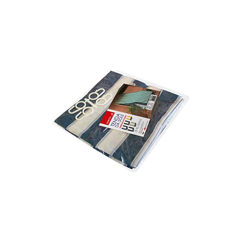 GEMITEX Striped Awning Green 150 x 290 cm Cotton