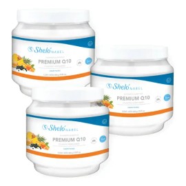 3 Colágeno Hidrolizado Premium Q10 Shelo Frutas + Regalo