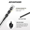 HUAALIUCHE 54-Inch Flexible Installer Drill Bit for Pulling Wires, 3/4"