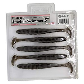 Noike Smokin Swimmer 12.7 cm 10 g – 5 Rubber Fish Noike Colour: Green Pumpkin