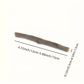 Unbranded Nature Apple Sticks Pet Food Wood Chew Toys 100 G