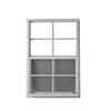 Shed Window 18 x 27 Flush Window Vertical Slider White