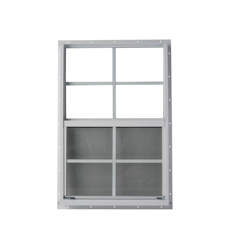 Shed Window 18 x 27 Flush Window Vertical Slider White