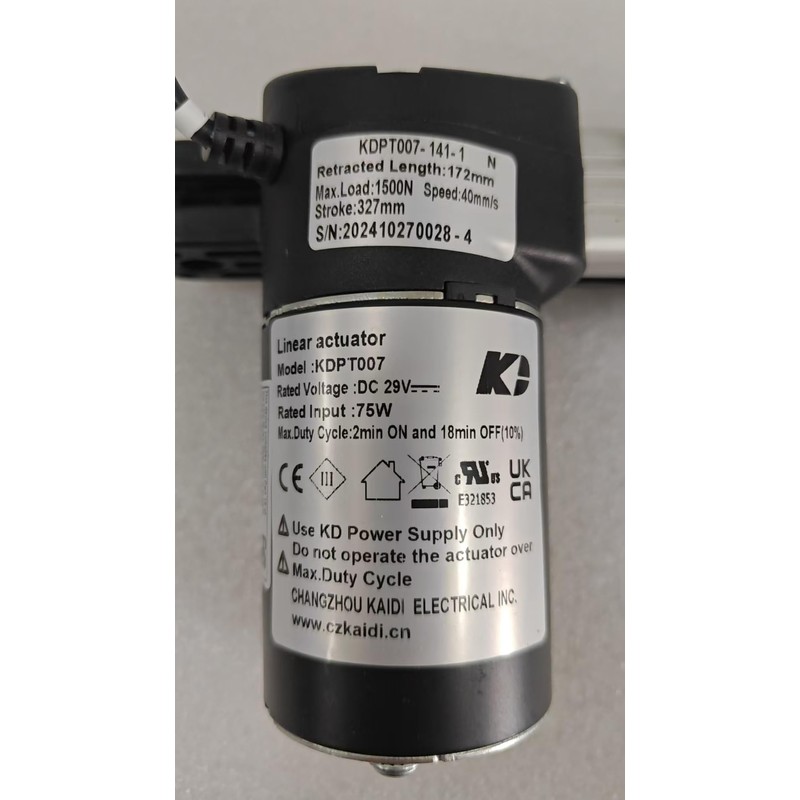 Ecdtrans Recliner Linear Actuator KDPT007-141 Model for Kaidi Power Recliner
