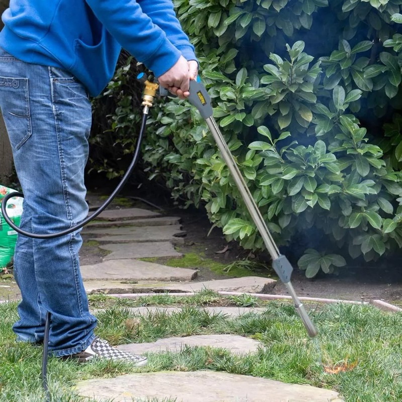 BLUEFIRE 38" Long Propane Weed Torch 50K BTU Trigger Start