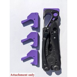 Unbranded For Leatherman Skeletool - Head / Hammering Attachment for multitool ultra-light - Purple