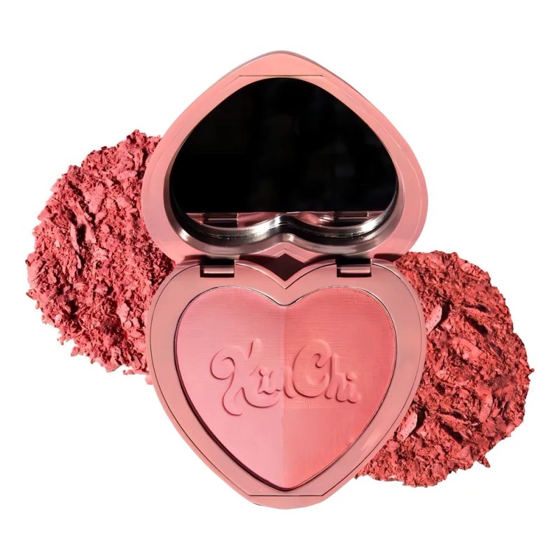 Rubor Duo Polvo Kimchi Chic Thailor Blush Pinky Compacto Corazón
