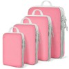 4 pcs Compression Packing Cubes Set,Travel Packing Cubes for Suitcases,Lumobrilla