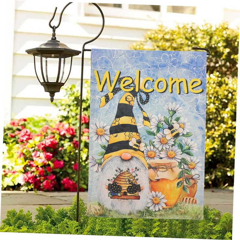 Mipcase 1pc Garden Flag Summer Printed Outdoor Decorative Hanging Flag