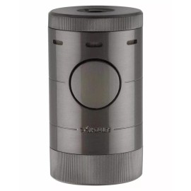 XIKAR Volta Quad Flame Tabletop Cigar Torch Lighter #569  - G2 - Gunmetal