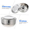 NOLITOY Men's Shaving Soap Foaming Bowl Lightweight Waterproof Rustproof for