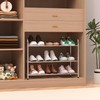 Botion 3 Tier Expandable Shoe Rack for Closet, Stainless Steel