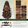 Elailite Real Hair Bundle Hair Extensions Brown Sew-in Bundle Hair