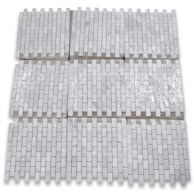 Stone Center Online C63XT Non Slip Shower Tile Carrara White