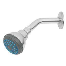 Foset Basic R-506, Regadera redonda, cabeza ABS, 2-1/2", Basic