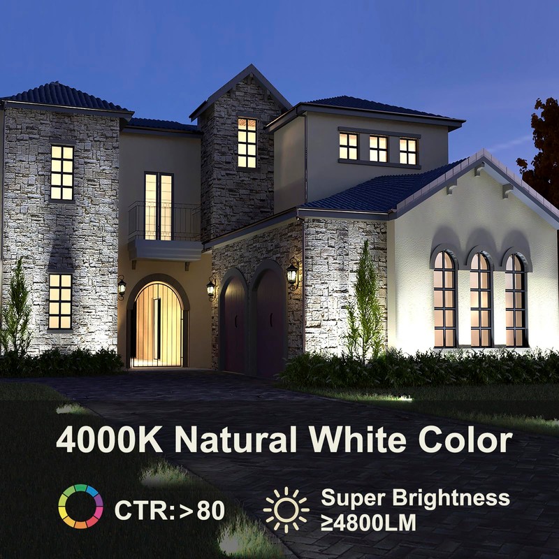 Yotivki 36W Wall Washer Lights, 4000K Neutural White Linear Flood