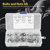 Nuts, 210pcs M2 304 Stainless Steel Cup Head Hex Socket