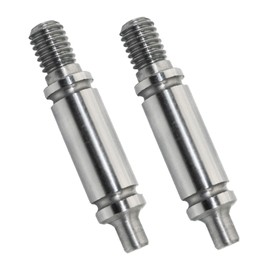 Ebrmeiwo 2Pcs W10359272 Dryer Drum Support Roller Shaft, Left Hand Thread, Replaces for AP6020389, 1878663, 3387707, 3399509, 8575325