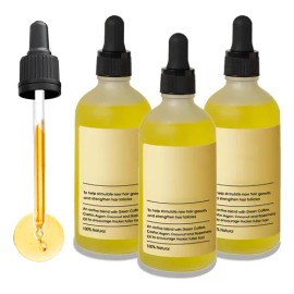 Aceite Vegano Natural 3pcs Para El Crecimiento Del Cabello