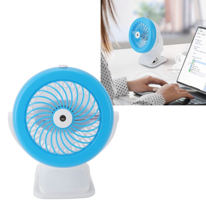 Clip On Desk Fan 360 Degree Rotation Battery Operated USB