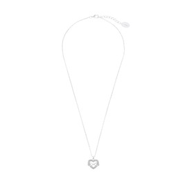 s.Oliver 2032843 Women's Necklace with Pendant 925 Sterling Silver with Synthetic Zirconia 42 + 3 cm Silver Infinity Love Comes in Jewellery Gift Box, Sterling Silver, Synthetic zirconia.