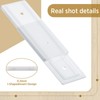 Yinkin 6 Pcs Power Strip Holder Self Adhesive Power Strip