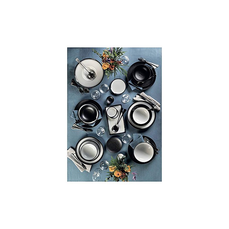 Maxwell & Williams Caviar Granite AX0263 Oval Bowl, Premium Ceramic,