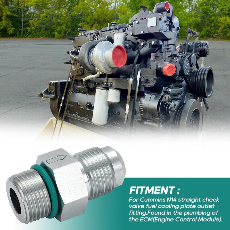 N14 Fuel Check Valve for Cummins N14 Fuel Pump Straight