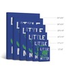 Smile Art Design Cute Little Monster Wall Decor Blue Background