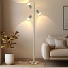 QiMH Tree Floor Lamp with 3 Light Bulbs, Standing Tall