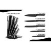 Safdie Kitchen Knife Set with Block, 6 PCS High Carbon