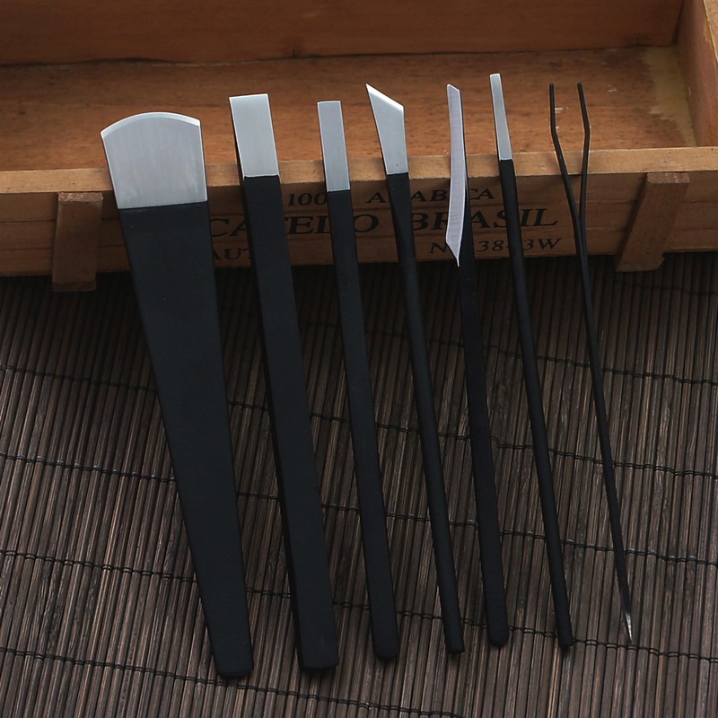 7pcs Pedicure Knife Set Ingrown Toenail Blade Tool Foot Care