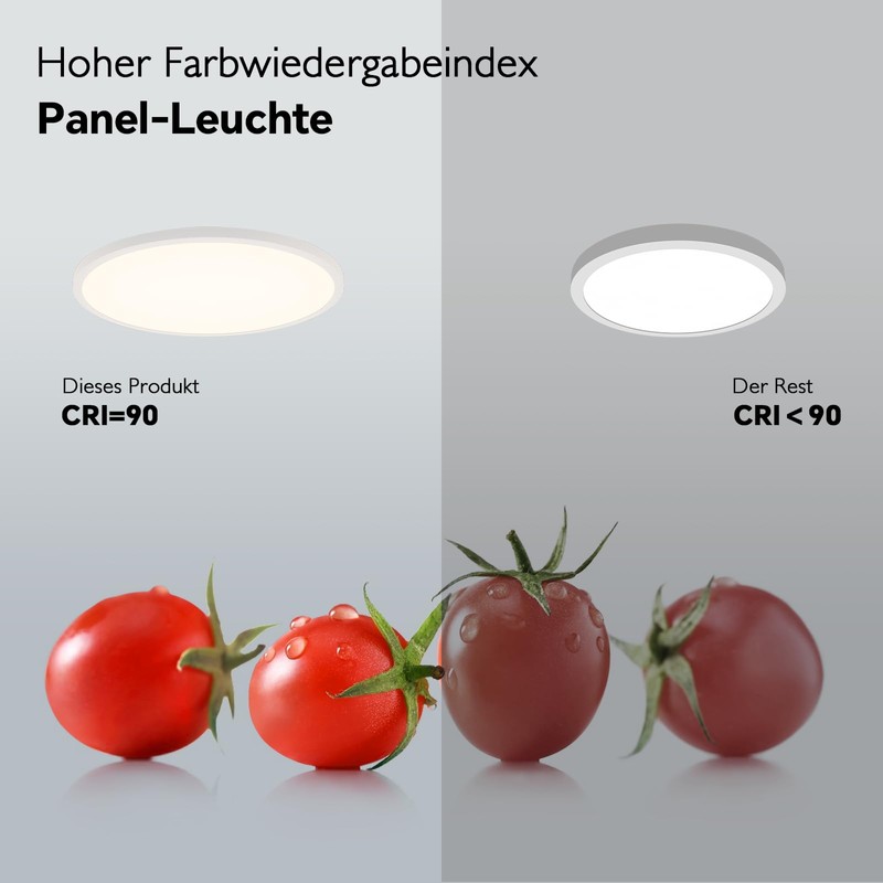 LED Ceiling Light 21 W, 2400 Lumen Dimmable with Remote