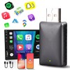 Mini Adaptador Automatico inalámbrico, 2026 Inalambrico Adaptador CarPlay/Android 2 en